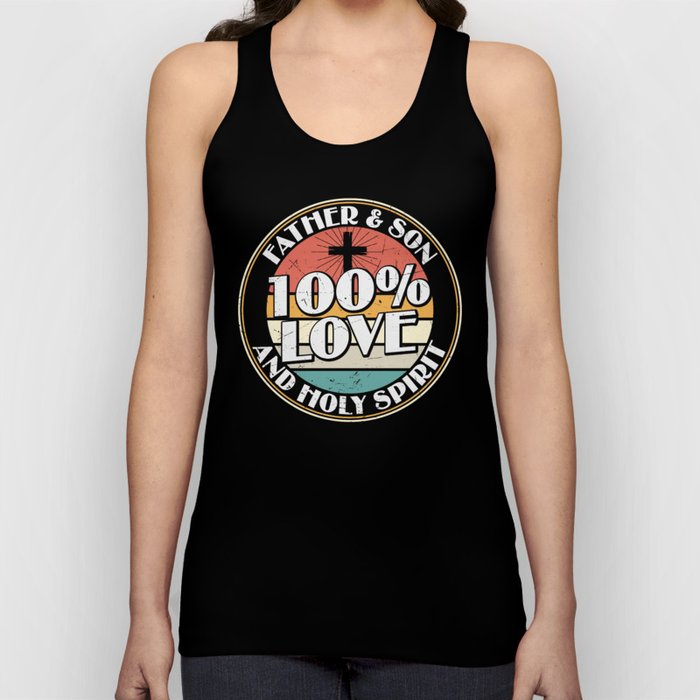 Father & Son Love And Holy Spirit Tank Top