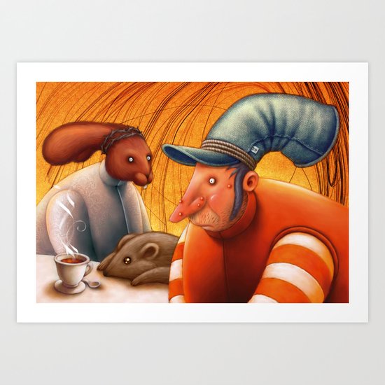 Mad Tea Party Art Print