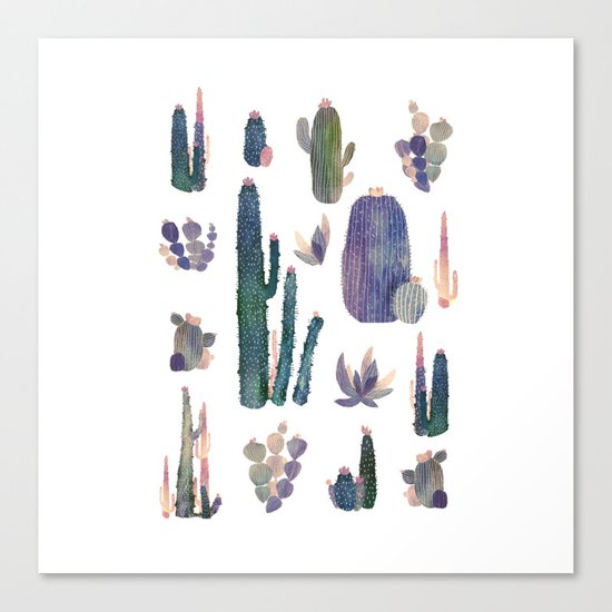 cactus collab franciscomff Canvas Print