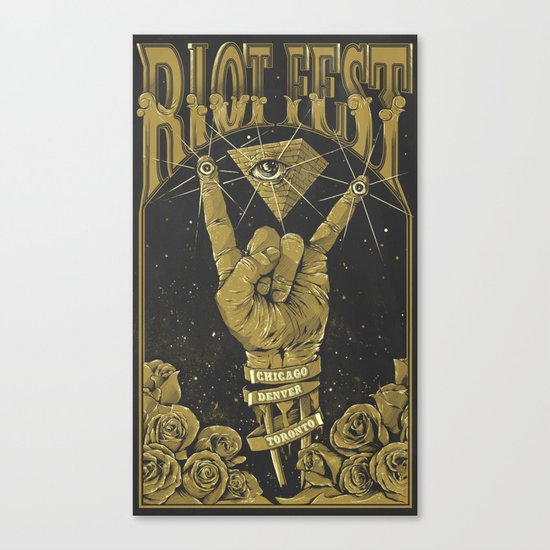 What a Riot! Canvas Print