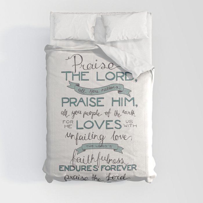 Psalm 117: 1-2 Comforter