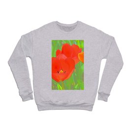 Etched Tulips 4 Crewneck Sweatshirt