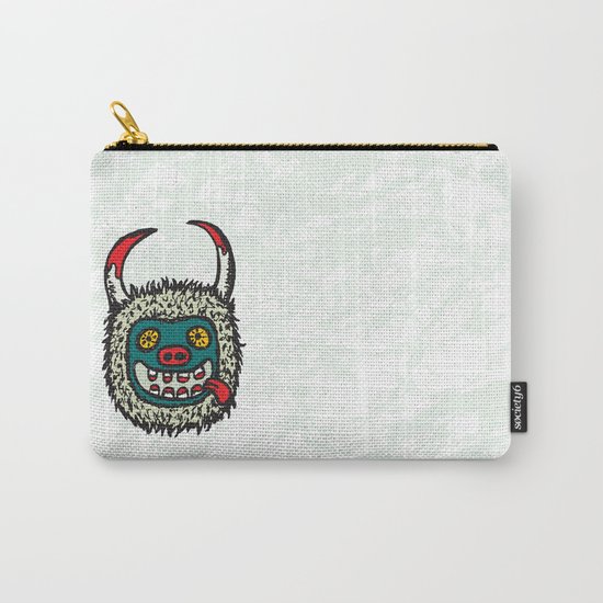 Traditional Croatian carnival mask from the region around Rijeka Carry-All Pouch