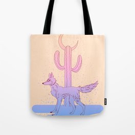 Coyote Desert Tote Bag