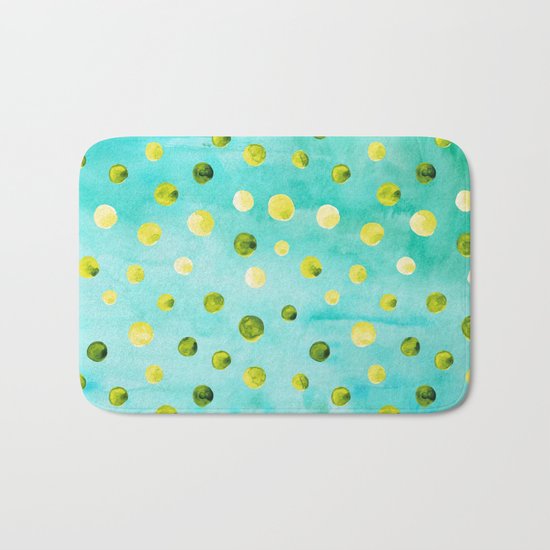 Polka Dot Pattern 07 Bath Mat