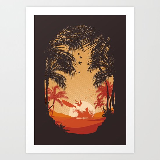 Summertime Madness Art Print