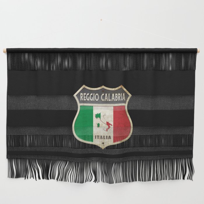 Reggio Calabria Italy coat of arms flags design Wall Hanging