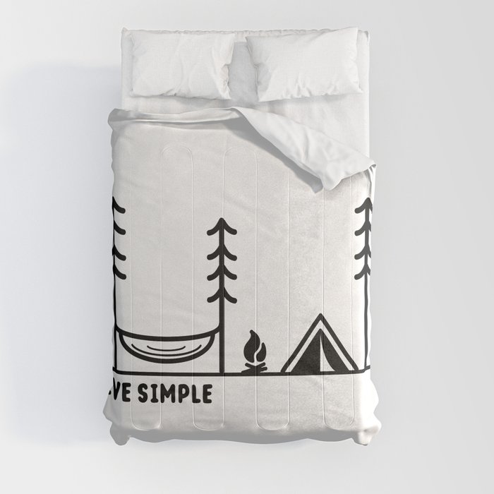 Live Simple Comforter