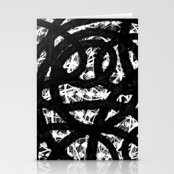 Expressionist Drawing. Abstract 153. Stationery Cards