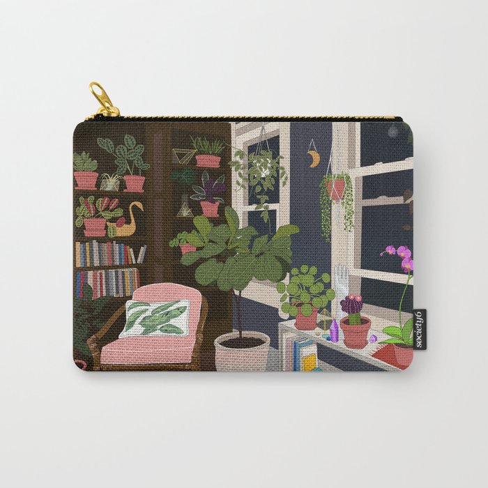 House Plant House Carry-All Pouch