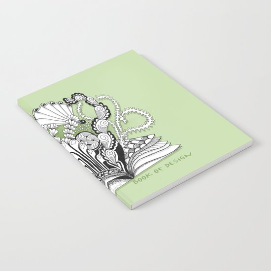 Book of Design - Zentangle Illustration for Children Notebook