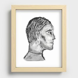 Man of the mine Recessed Framed Print