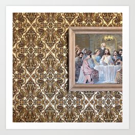 Vintage Wallpaper Art Prints For Any Decor Style Society6