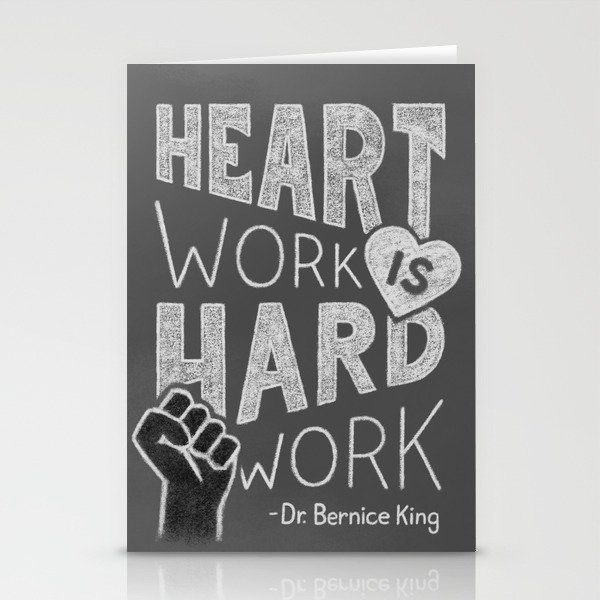 Heart Work Stationery Cards