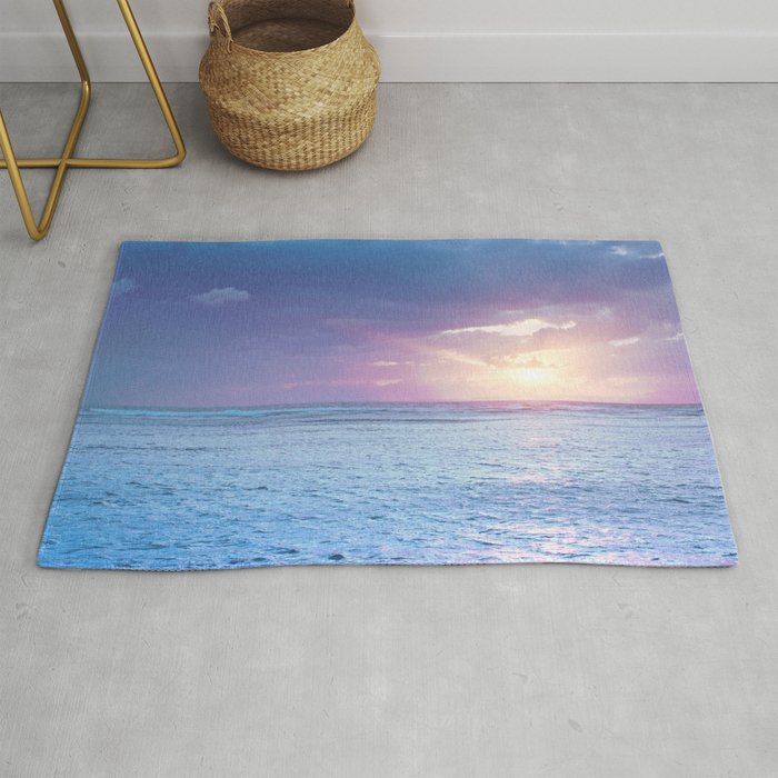 Sea Sky Sunset Rug