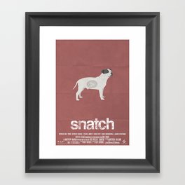 "Snatch" Minimal Poster Framed Art Print