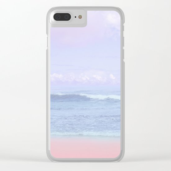 Pastel vibes 50 Clear iPhone Case