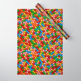 Mini Gumball Candy Photo Pattern Wrapping Paper