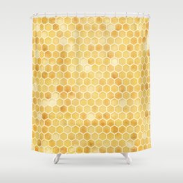 Honeycomb Shower Curtain