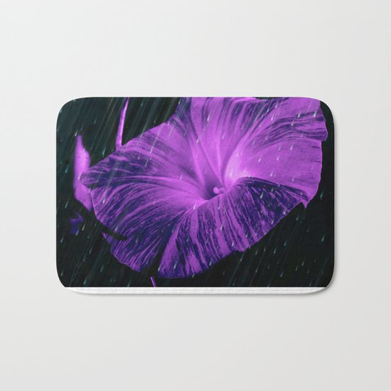 Purple Striped Glory Bath Mat