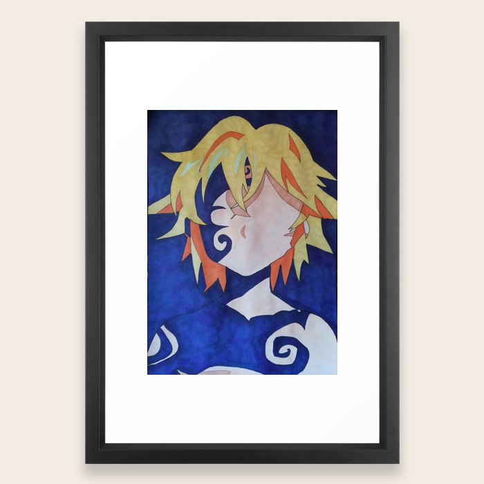 Meliodas Seven Deadly Sins Framed Art Print By Juprinxart Society6
