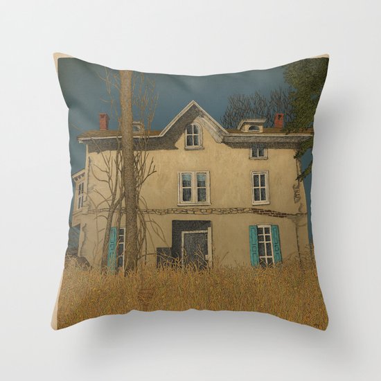 Abandoned Throw Pillow