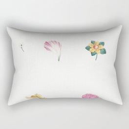 Flower set from La Botanique Rectangular Pillow
