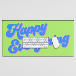Happy Everything in Lime Desk Mat