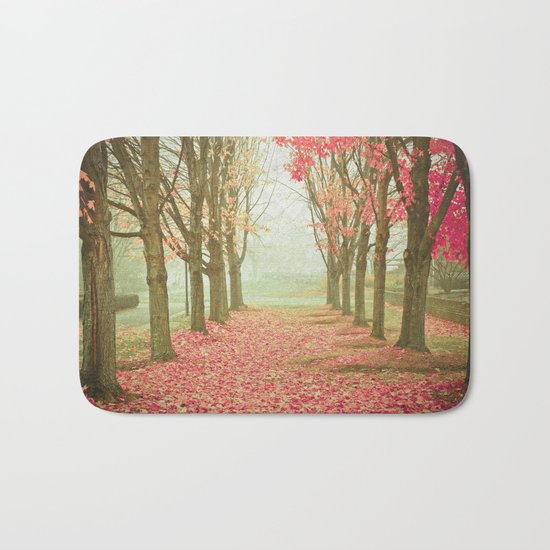 Scarlet Autumn Bath Mat