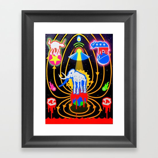 "CIRCUS OF THE STARS" Framed Art Print