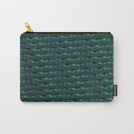 Unclad Aorist 5 Carry-All Pouch | Abstract, Purple, Pattern, Graphicdesign, Green, Black, Digital, Fractal 