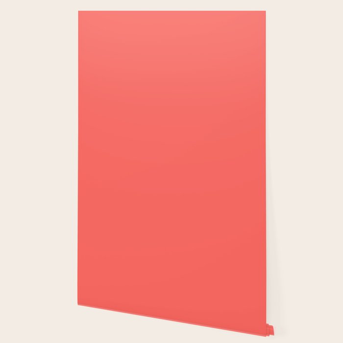 Pastel Red Wallpaper By Thecolors Society6