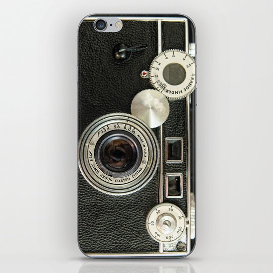 Vintage Range finder camera. iPhone & iPod Skin