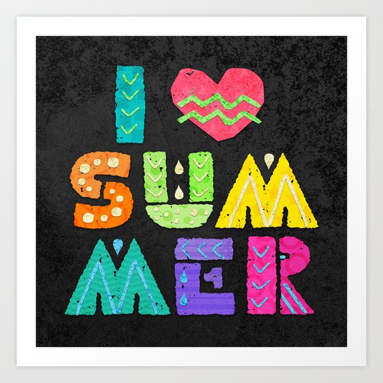 I love summer! Art Print