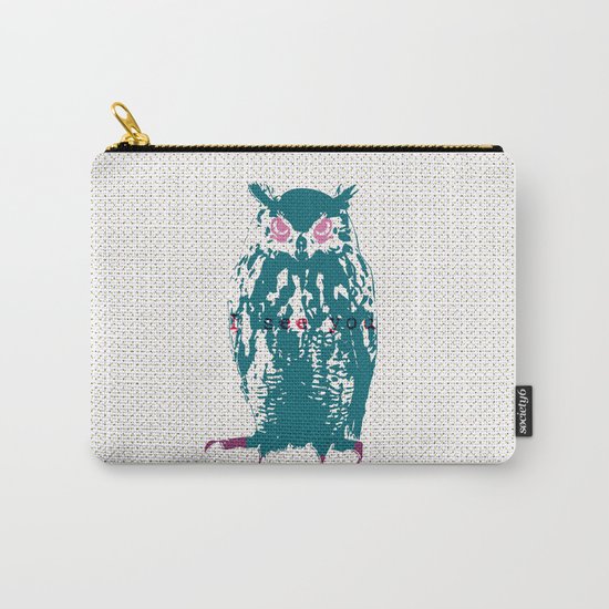 I see You (Lost Time Owl) Carry-All Pouch