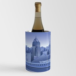 Blue Cleveland Skyline Wine Chiller
