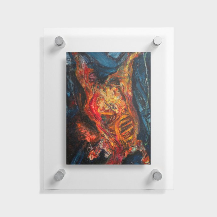 Chaim Soutine - Carcass of Beef Floating Acrylic Print