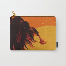 The Face in the Willow Tree at Sunset Carry-All Pouch