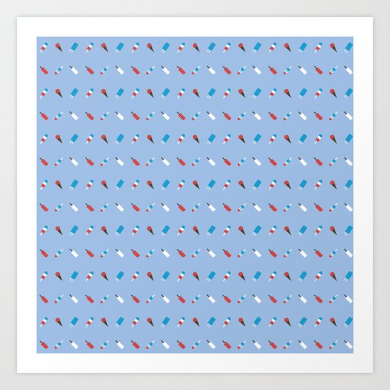 Ice cream Art Print