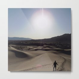 In the Wind Metal Print | Other, Digitalmanipulation, Man, Desert, Color, Journey, Digital, California, Sun, Photo 