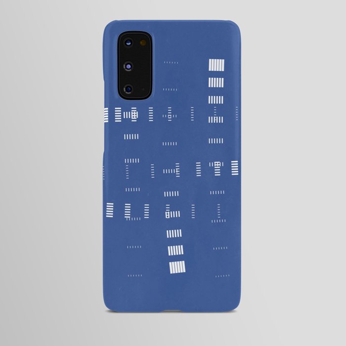 Abstract Geometric Stripe Line Android Case