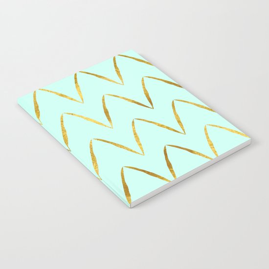 Mint Gold Foil 05 Notebook