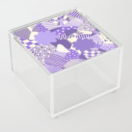 Geometric pattern collage 5 Acrylic Box