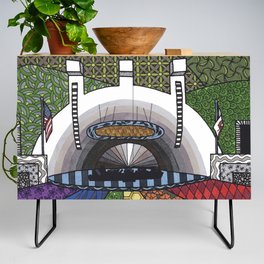 Rainbow Hollywood Bowl Credenza