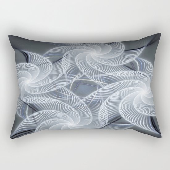 Fractal abstract with pinwheels Rectangular Pillow