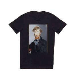 Edouard Manet - George Moore (1852–1933) T Shirt | Novelist, Metropolitanmuseu, Moustached, Irish, Georgemoore, Male, Beard, Impressionism, Suit, Moustache 
