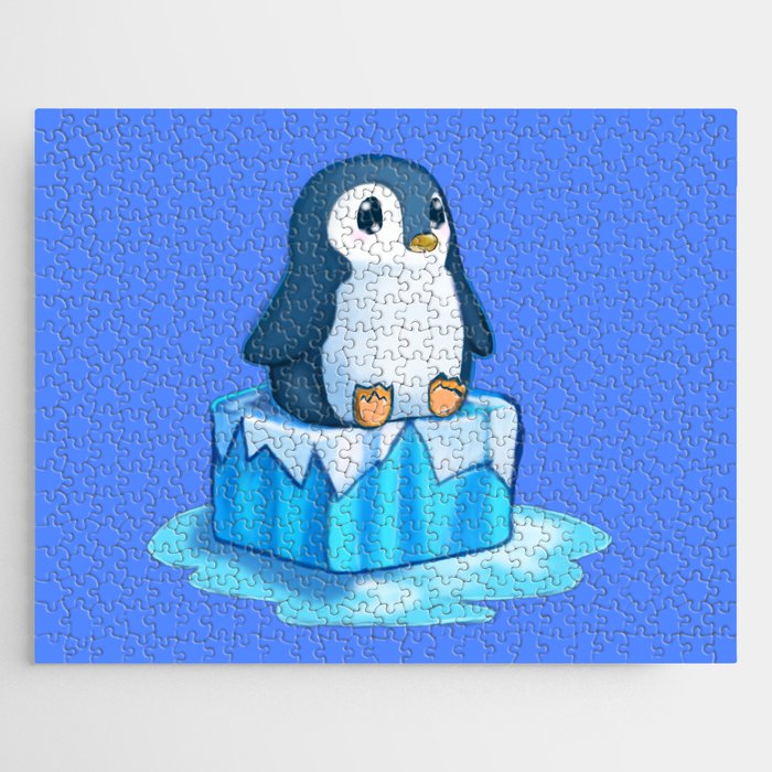 Penguin on Ice Jigsaw Puzzle