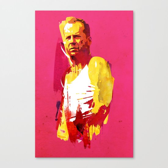 Live fast die hard Canvas Print