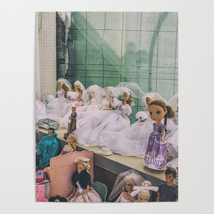 Vintage shop barbie posters