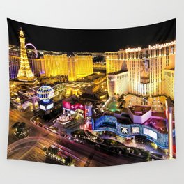 Las Vegas Nevada Skyline Wall Tapestry